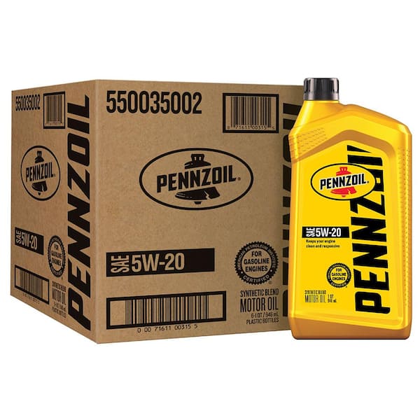Pennzoil SAE 5W-20 Motor Oil 1 Qt. 550035002 - The Home Depot