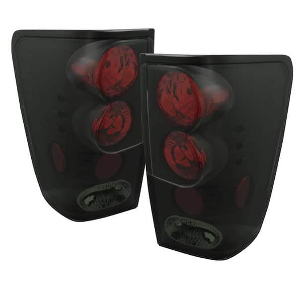 Nissan Titan 04-15 Euro Style Tail Lights - Black Smoke