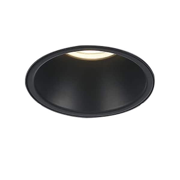 Eurofase Midway 2 in. Trimless Round 2700K-5000K Selectable CCT Remodel Fixed Downlight Integrated LED Recessed Light Kit Black