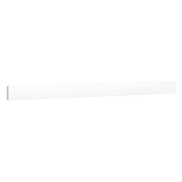 Wyndham Collection 48 in. Cultured Marble Backsplash in White