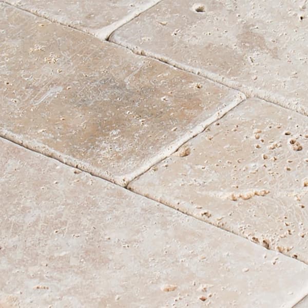 MSI Bologna Chiaro 3 in. x 6 in. Textured Travertine Floor and Wall Tile (1 sq. ft. / case)