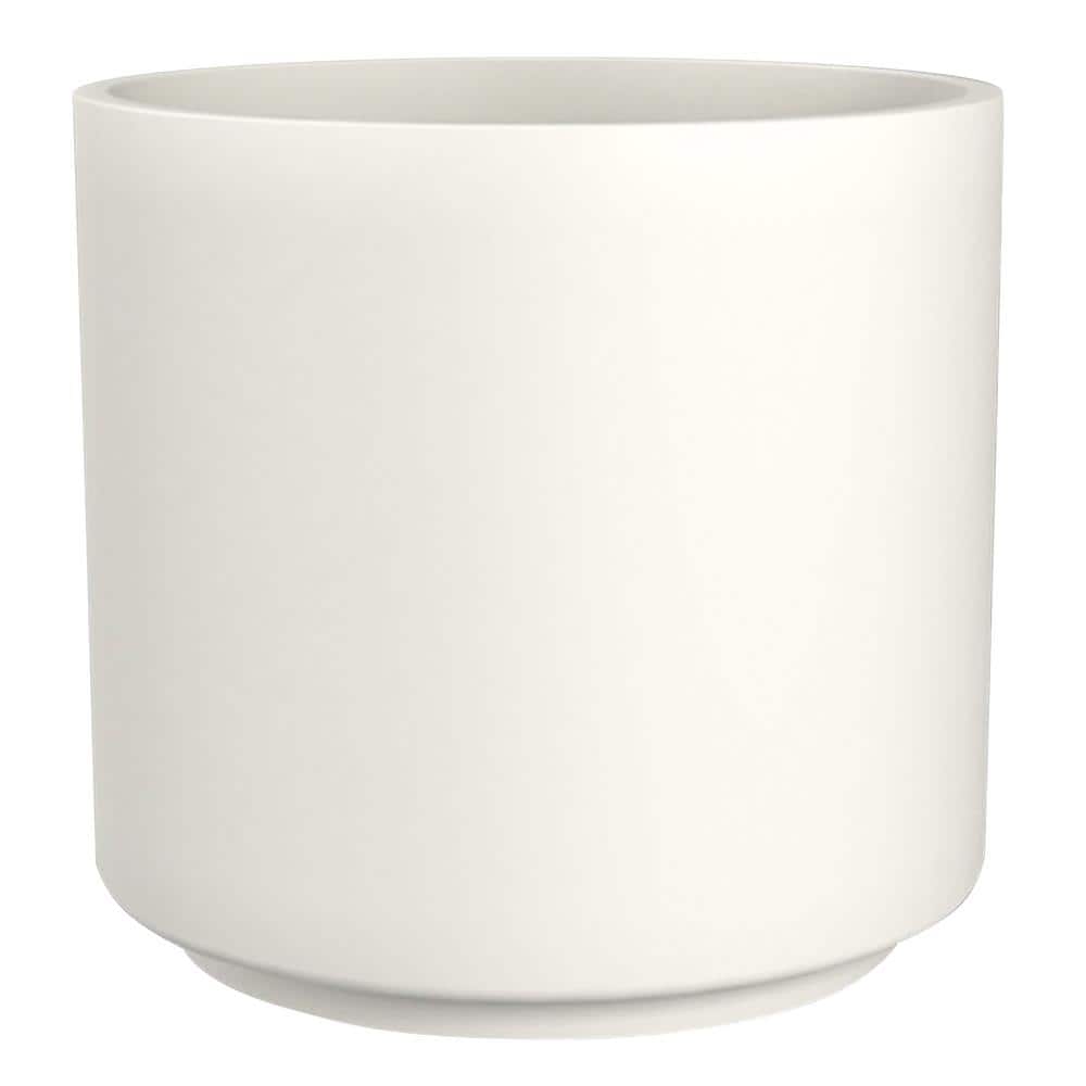 Trendspot 16 Matte White Cylinder Ceramic CR11502N-16W The Home Depot