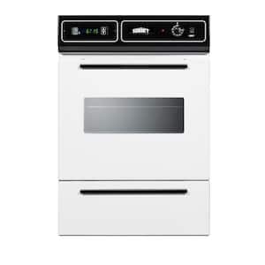 24 in. Single Electric Wall Oven in White, 115-Volt