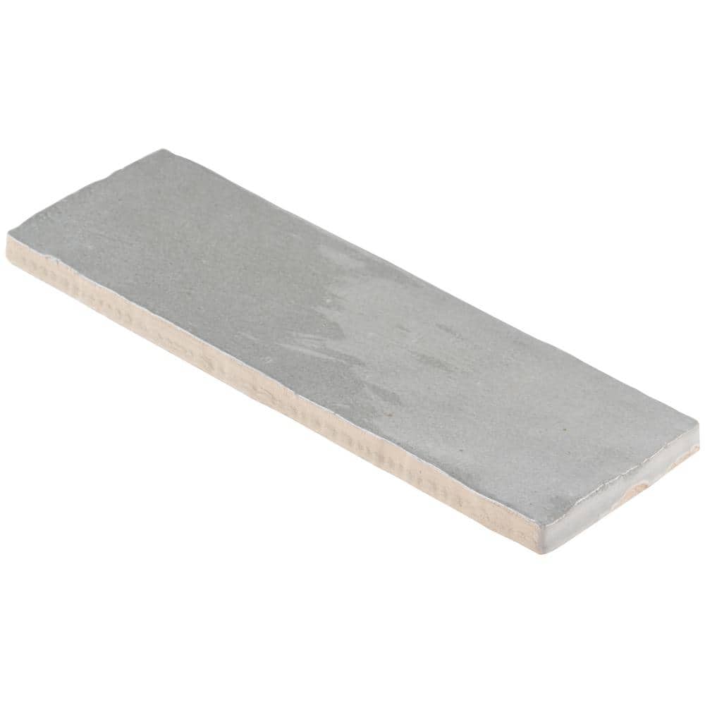 Kingston Gray 3x8 Glossy Ceramic Wall Tile for Kitchen and Bathroom
