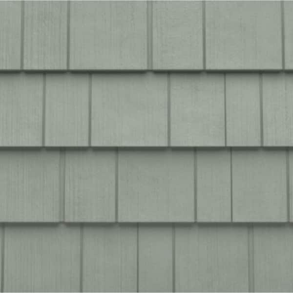 Ply Gem Cedar Dimensions Double 7 in. 0. 100 in. Polypropylene Shingle Panel 4 ft. 6 in. - Woodgrain Thistle CEDAR7 510