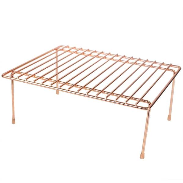 Home Basics Small Copper Coated Steel Helper Shelf
