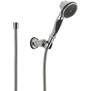 3-Spray Patterns 1.75 GPM 3.75 in. Wall Mount Handheld Shower Head in Chrome