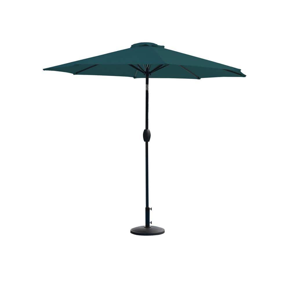WESTIN OUTDOOR SUNSHADOW 9 ft. Tilt and Crank Patio Market Table ...