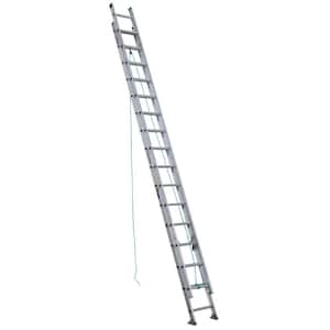 32 ft. Aluminum D-Rung Extension Ladder with 225 lb. Load Capacity Type II Duty Rating
