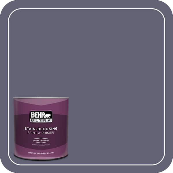 BEHR ULTRA 1 qt. #620F-6 Purple Orchid Extra Durable Eggshell Enamel Interior Paint & Primer