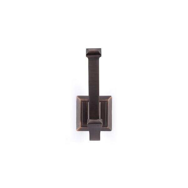 Richelieu Hardware 23-7/8 in. (605 mm) Espresso and Brushed Oil-Rubbed  Bronze Utility Hook Rack T020211BORB - The Home Depot