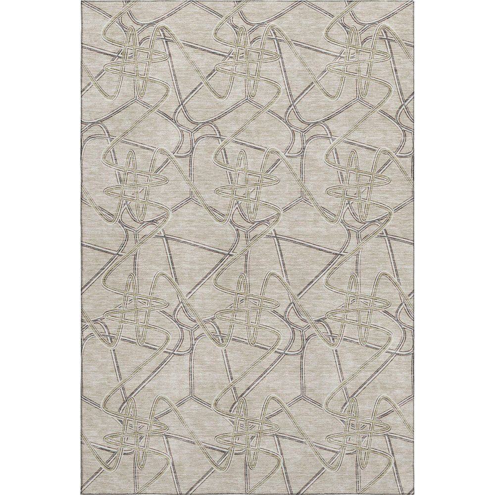 Addison Rugs Mayfield Premium Machine Washable Abstract AMF947 Putty 9 ...