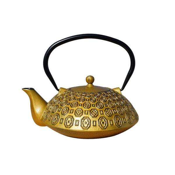 Old Dutch Ritchi 5-Cup Teapot in Gold and Black