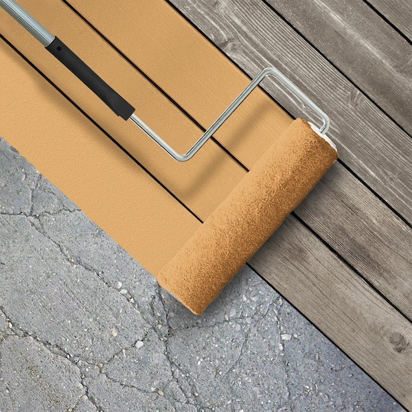1 gal. #M260-5 Mac N Cheese Gloss Enamel Interior/Exterior Porch and Patio Floor Paint
