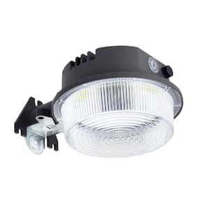 500-Watt Equivalent Bronze 8400 Lumens Integrated LED Flood Light-5000K Area Light with Dusk to Dawn Sensor