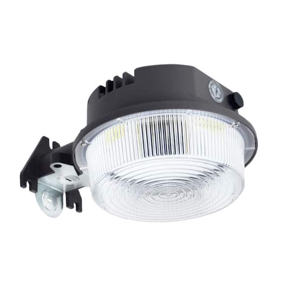 150-Watt Equivalence Bronze 4000 Lumens Integrated LED Flood Light-5000K Area Light with Dusk to Dawn Sensor
