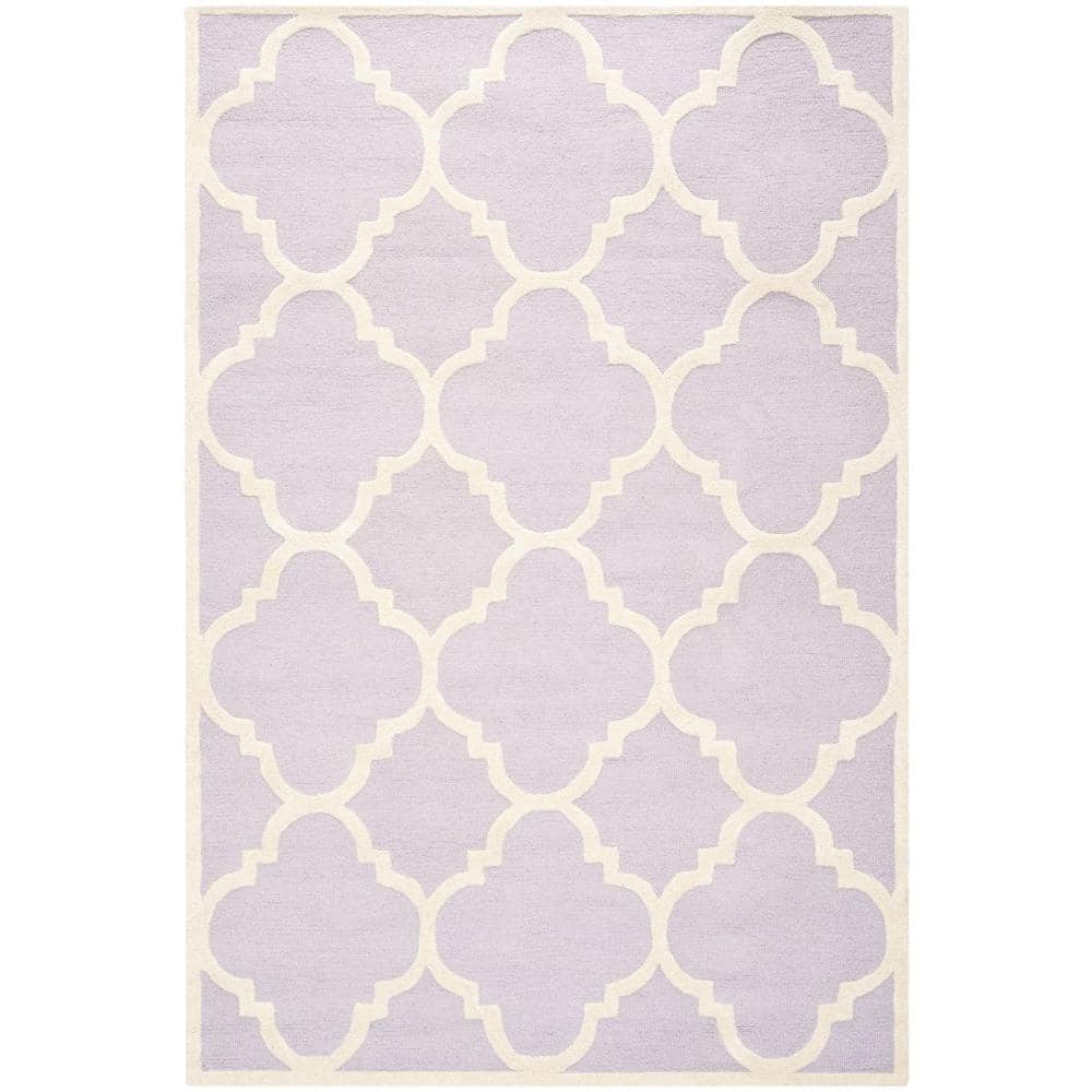 Safavieh Cambridge Lavender/Ivory 6 ft. x 9 ft. Area RugCAM140C6
