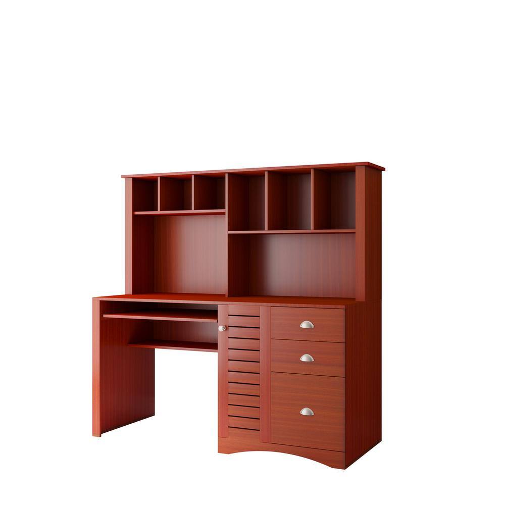 Ember Home Office Furniture, 4-Pc. Set (Desk, Lateral File Cabinet, Desk  Chair & Bookcase)