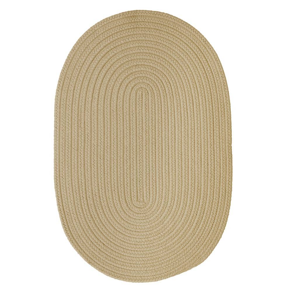 Home Decorators Collection Trends Linen 2 ft. x 4 ft. Braided Oval Area Rug -  BR12R024X048