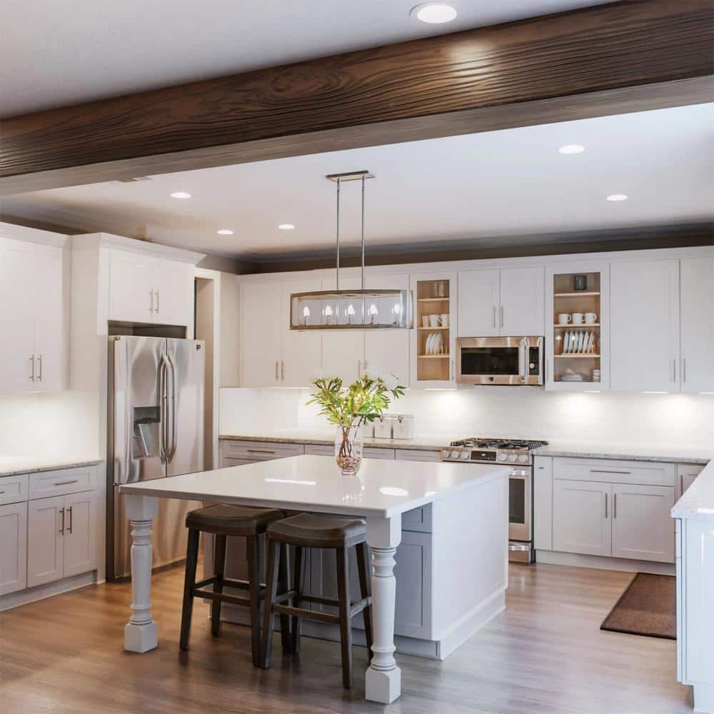 Rustic Taupe Faux Wood Ceiling Beam 6"H x 8"W x 12'L