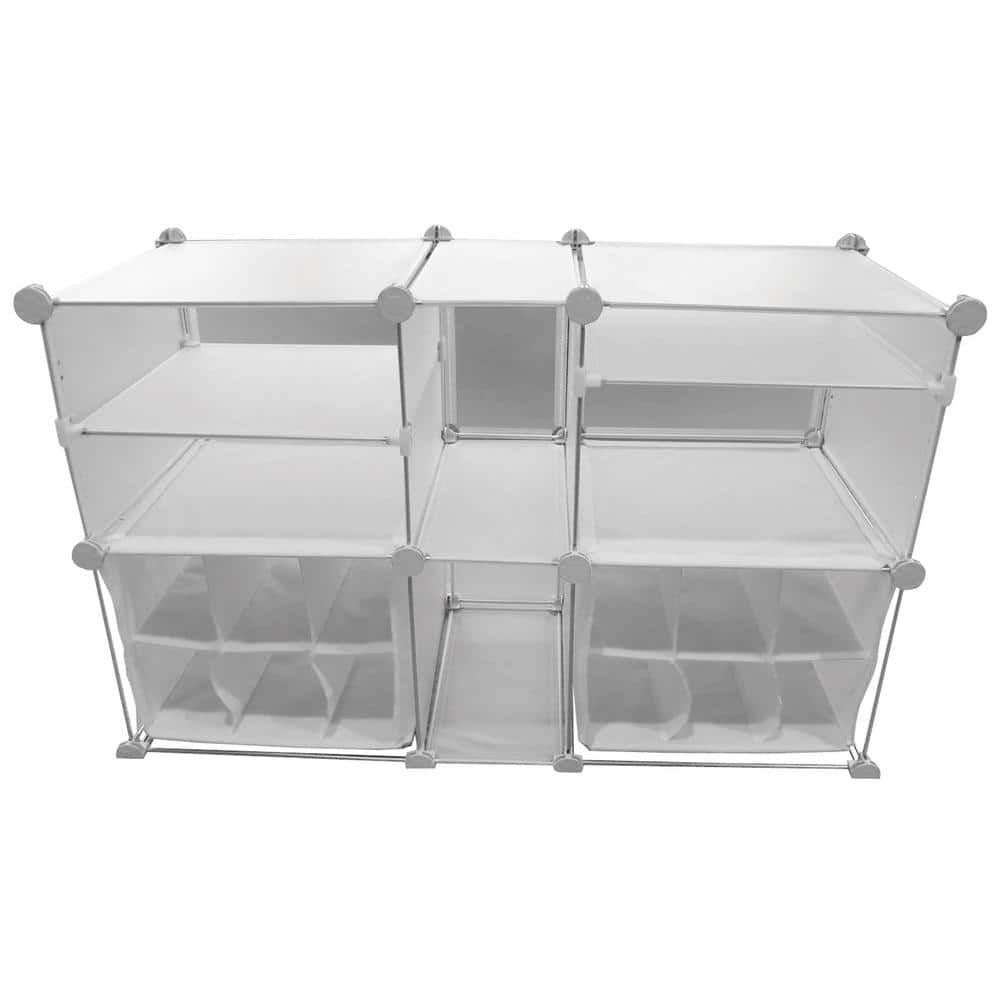 luxury-living-22-25-in-h-22-pair-18-tier-clear-plastic-shoe-rack-82d