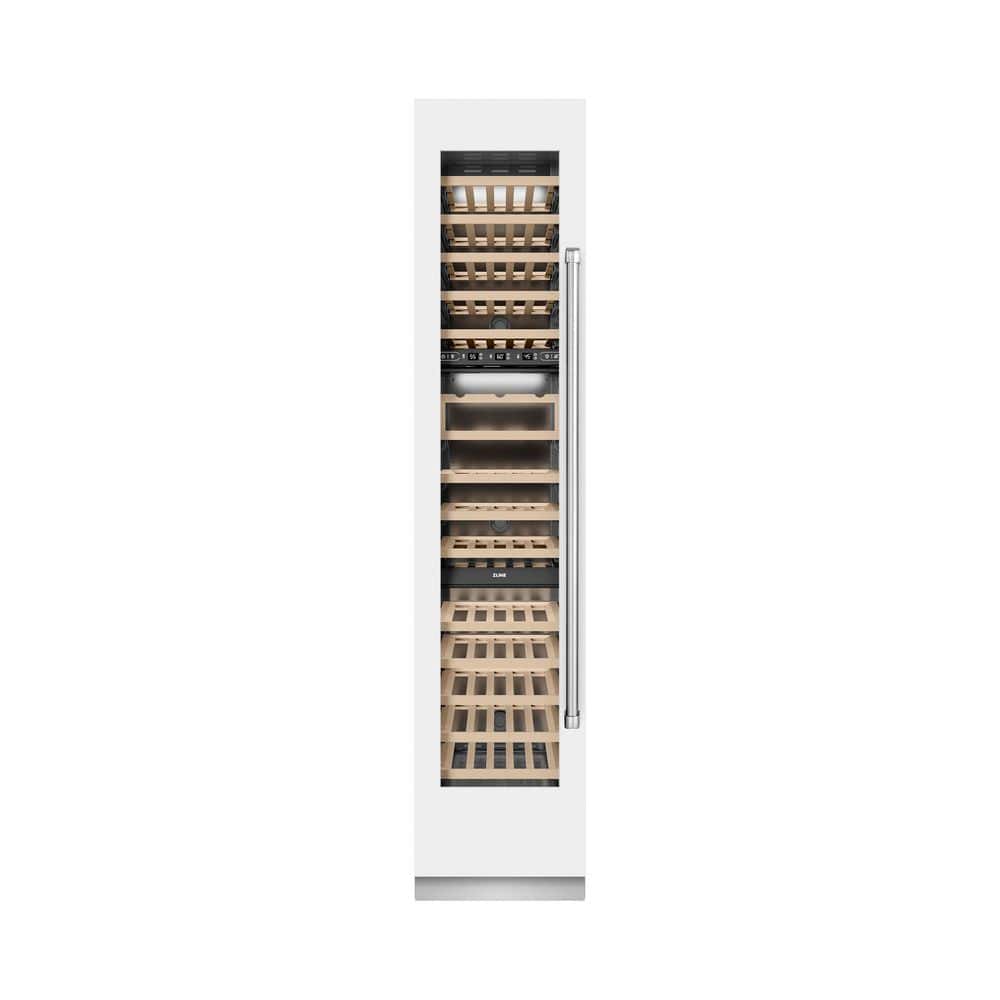18 in. 9.0 cu. ft. Triple Zone 68-Bottle Left Hinge Column Wine Cooler in White Matte price history on PriceWatchPro