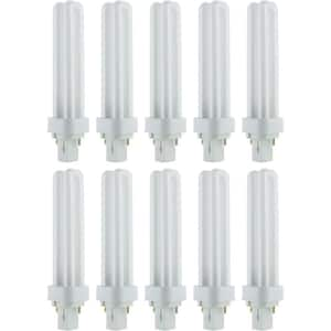 100-Watt Equivalent PL-C G24d3 2-Pin Base CFL Plug in Light Bulb in Soft White 2700K (10-Pack)