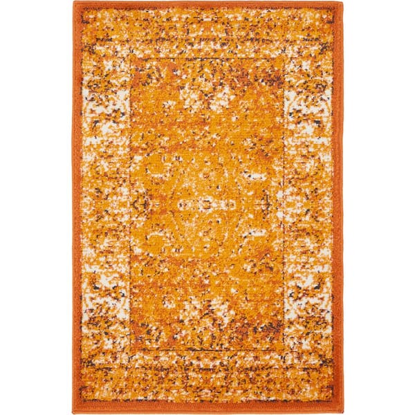 Unique Loom Imperial Bosphorus Terracotta 2' 0 x 3' 0 Area Rug