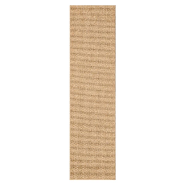 Piazza Natural 2 ft. x 7 ft. Indoor/Outdoor Runner Rug