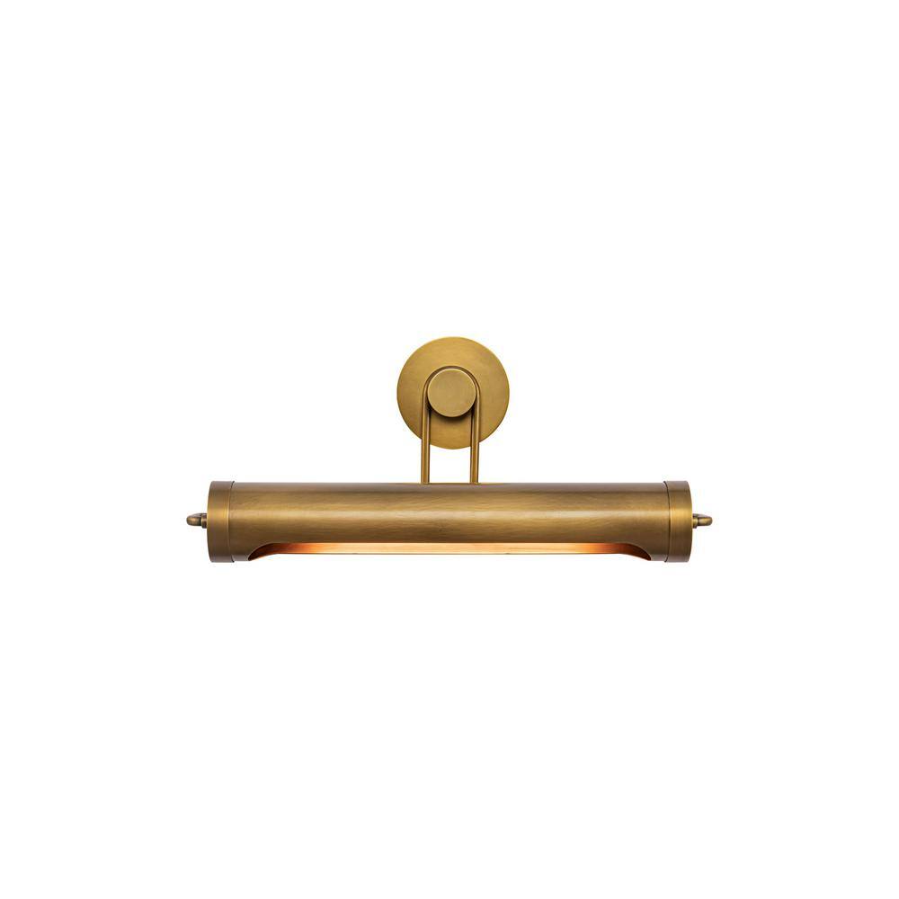Vintage Brass Industrial Dimmable Electric Wall Light