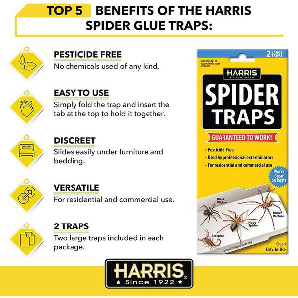Harris 1 Gal. Roach Killer and Roach Trap Value Pack HRS-128VP - The Home  Depot
