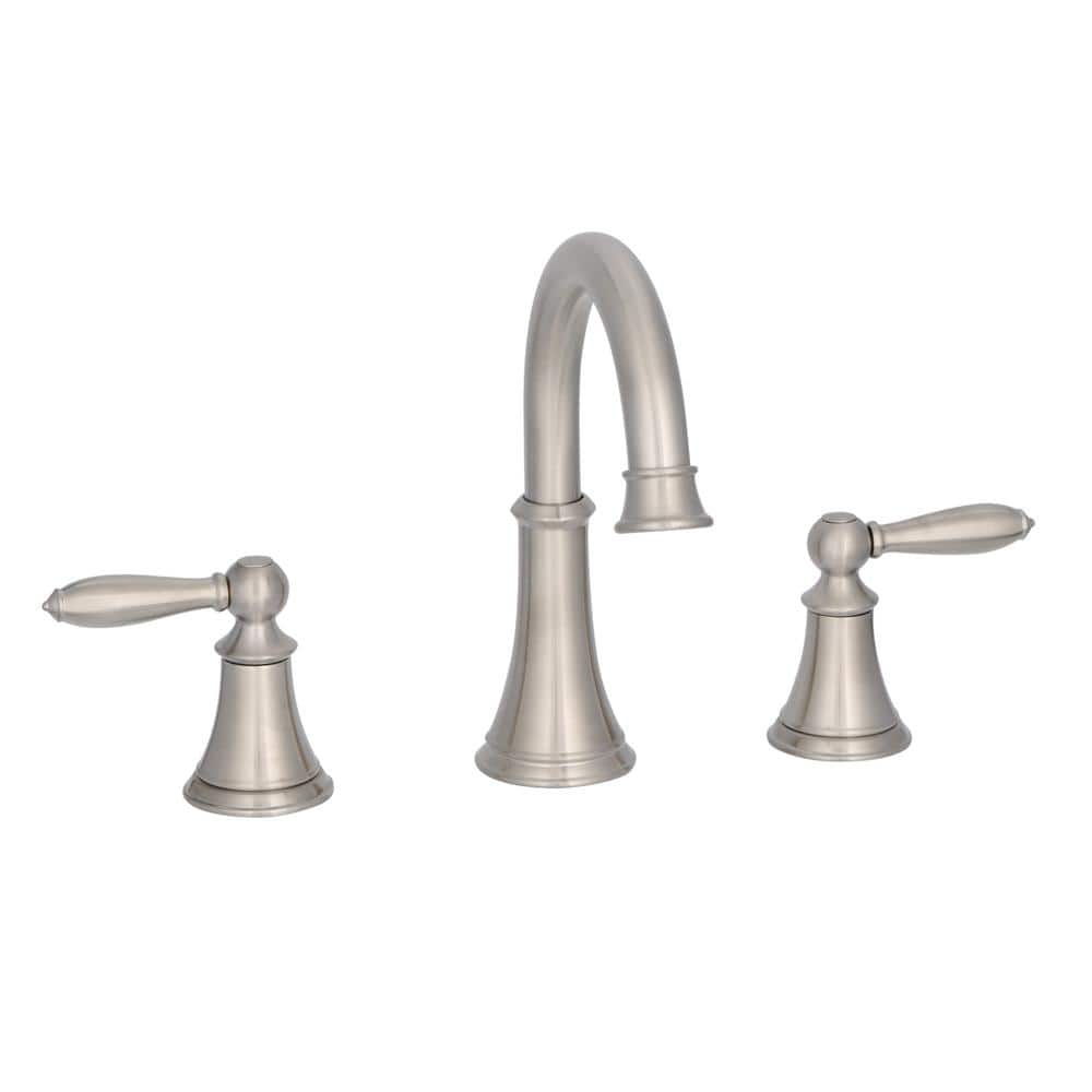 Pfister Courant Brushed Nickel 8-Inch Widespread Bathroom Faucet