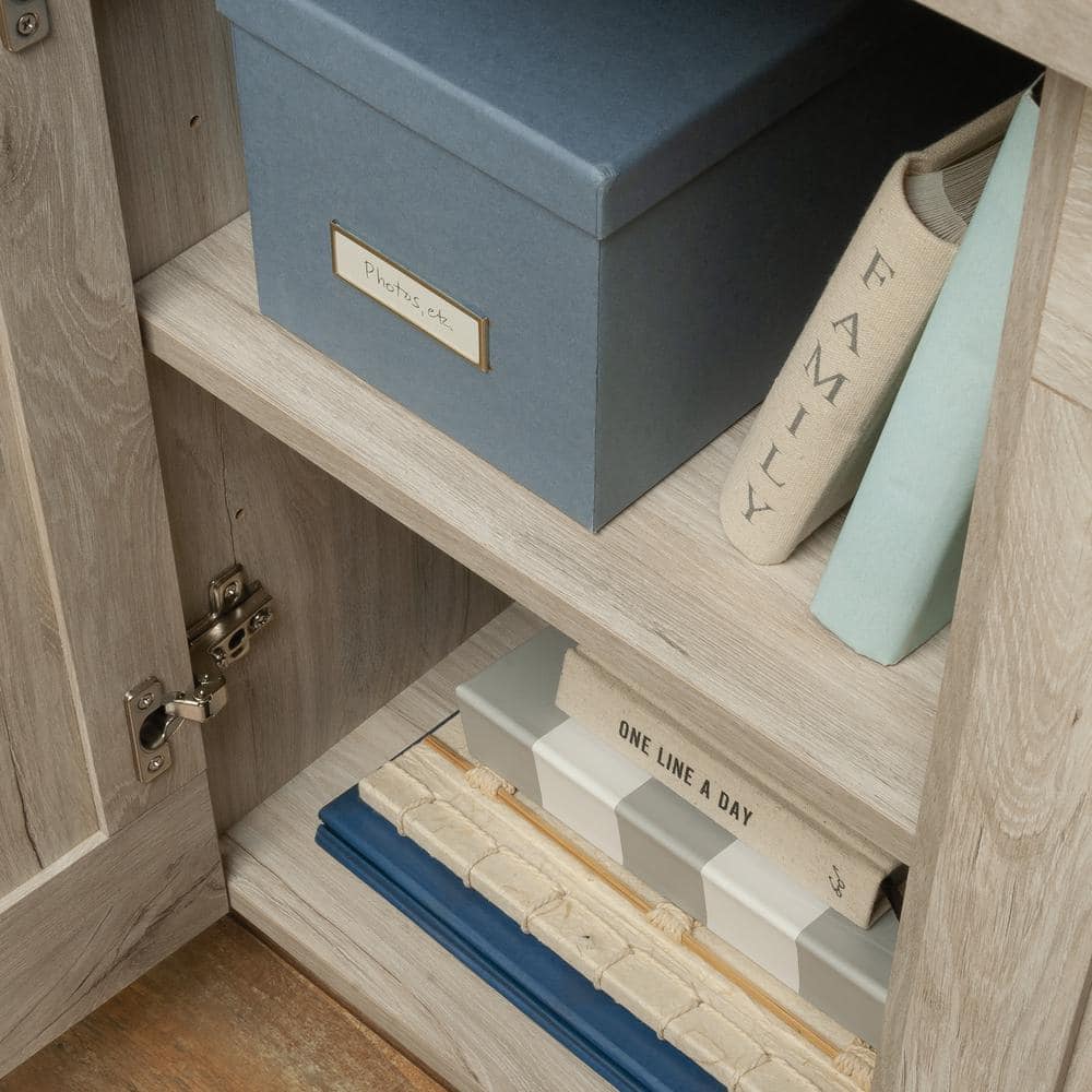 Chalk Oak 48" Adjustable Shelving Office Storage Cabinet