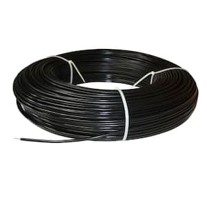 1320 ft. 12.5-Gauge Black Safety Coated High Tensile Horse Fence Wire