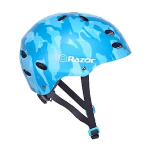 Blue V-17 Youth Safety Multi Sport Bicycle Helmet for Kids 8-years to 14-years