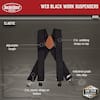 BUCKET BOSS Web Black Work Suspenders 61120 - The Home Depot