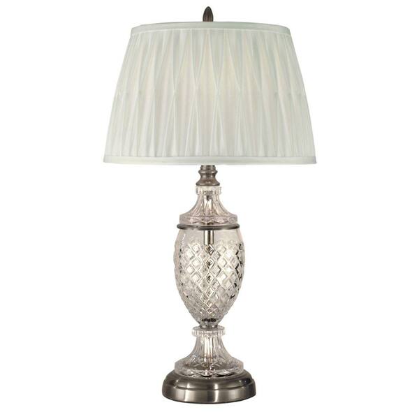 Dale Tiffany 27 in. Simpson Antique Pewter Table Lamp