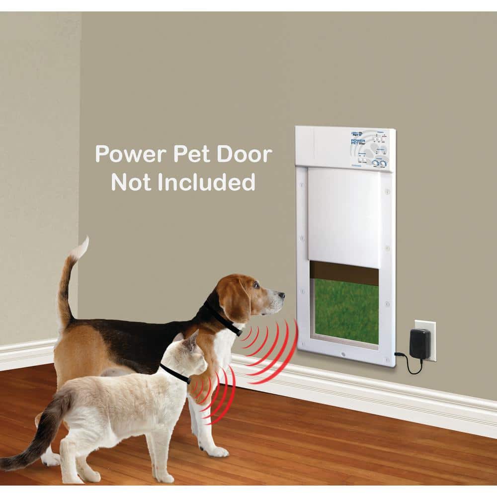 Medium White Aluminum Wall Tunnel Kit for Pet Door