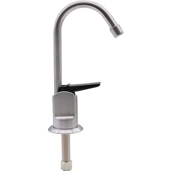 Contemporary Round Instant Hot Water Dispenser in Arctic Stainless
