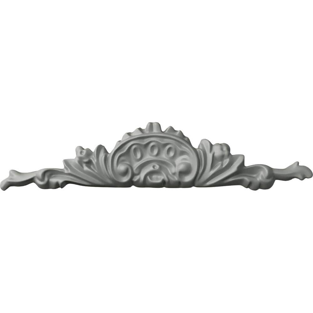 Ekena Millwork 3/8 in. x 6-1/4 in. x 1-3/8 in. Polyurethane Shell Onlay ...