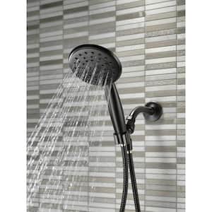 3-Spray Patterns 1.75 GPM 5 in. Wall Mount Handheld Shower Head in Oil Rubbed Bronze
