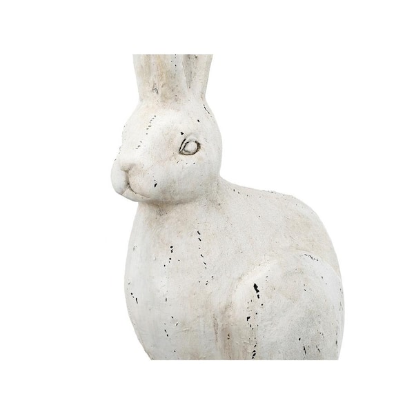 White Small Rabbit Figurine