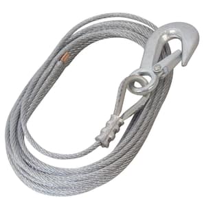 Galvanized Steel Winch Cable - 4,200 lb. Capacity
