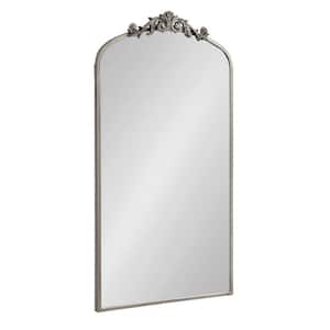 Arendahl 23.5 in. W x 42 in. H Silver Arch Traditional Framed Decorative Wall Mirror