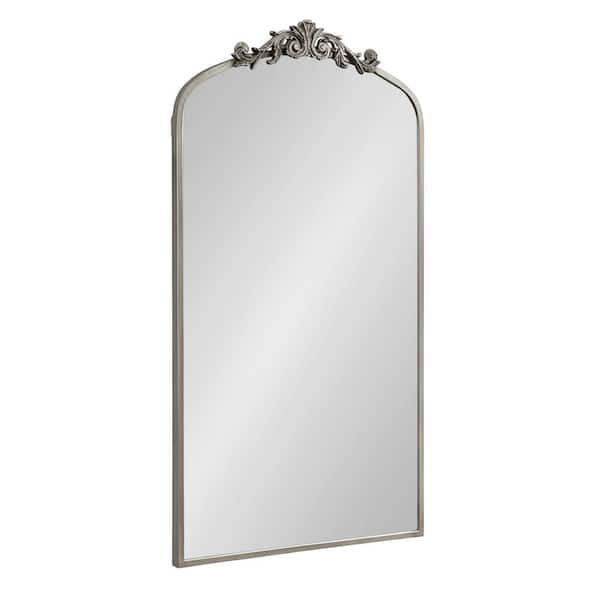 Kate and Laurel Aren dahl 23.5 in. W x 42 in. H Silver Arch Traditional Framed Decorative Wall Mirror