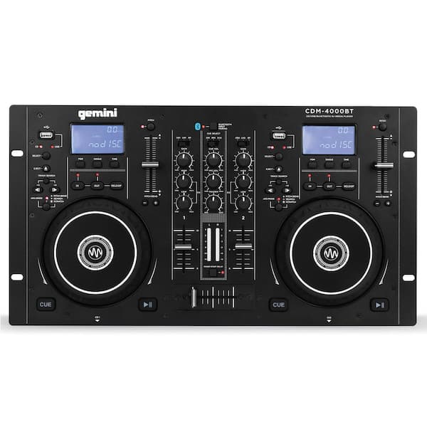 Gemini CDM-4000BT CD/Mixer Combo Player with Bluetooth Input CDM 