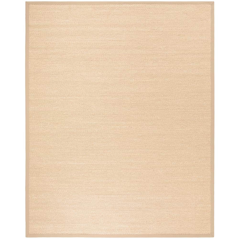 Natural Fiber Ivory/Beige 8 ft. x 10 ft. Border Area Rug price history on PriceWatchPro