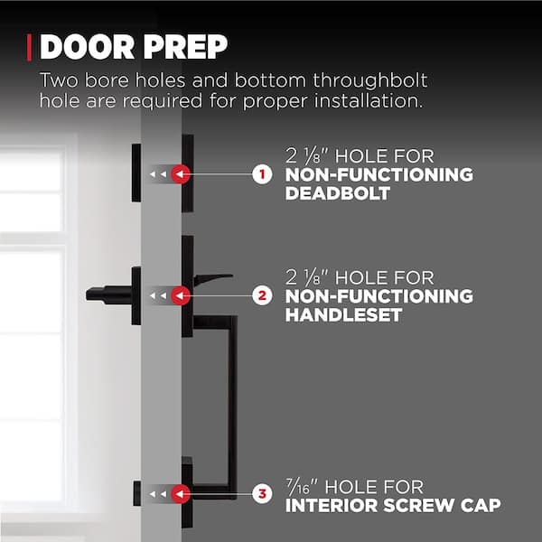Kwikset San Clemente Dummy Door Handleset with Square Halifax