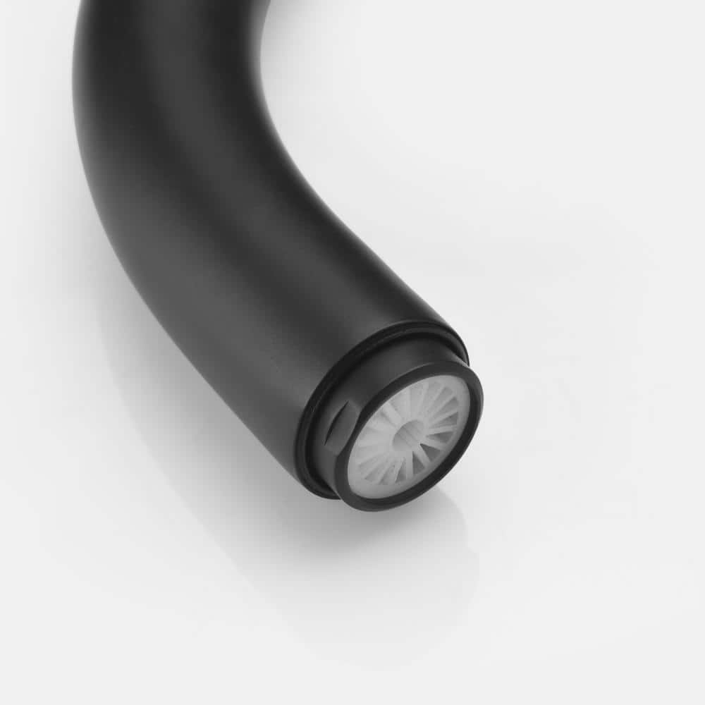 Matte Black Freestanding Tub Faucet with Hand Shower
