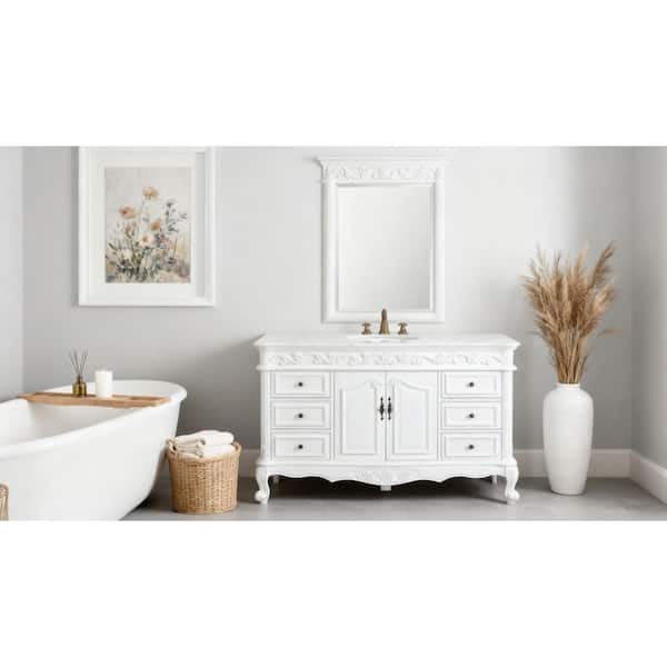 Benton Collection Beckham 56 in. W x 22 in D. x 36 in. H Bath